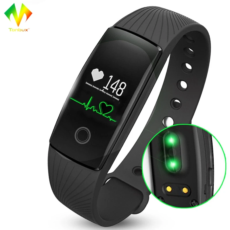 Tonbux Smart Band ID107 монитор сердечного ритма фитнес силиконовый браслет для Android IOS PK Xio