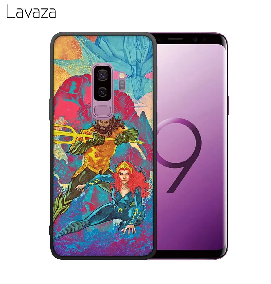 Мягкий чехол Lavaza Aquaman для Galaxy Note 8 9 S7 edge S8 S9 S10 Plus S10e M10 20 30 |