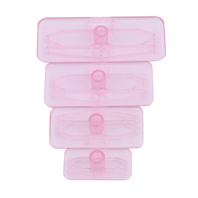 4 шт./компл. пластиковые бантики резак для торта форма помадки глазурь печенье