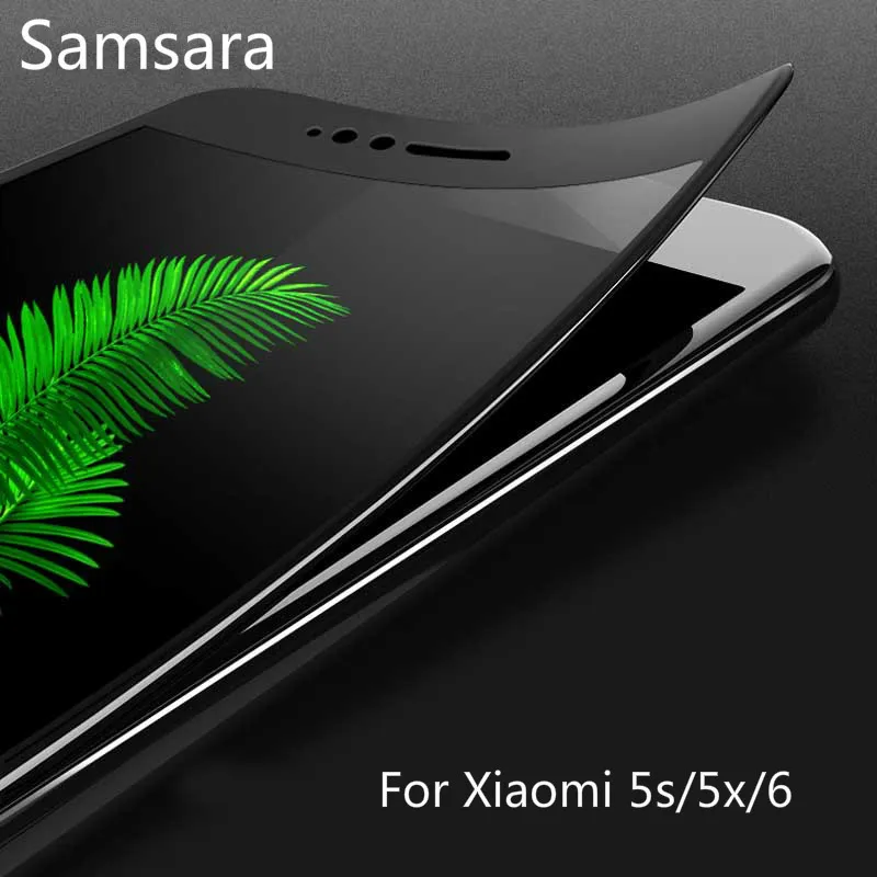 Защитное 3d стекло с закругленными краями для xiaomi mi a1 пленка из закаленного стекла
