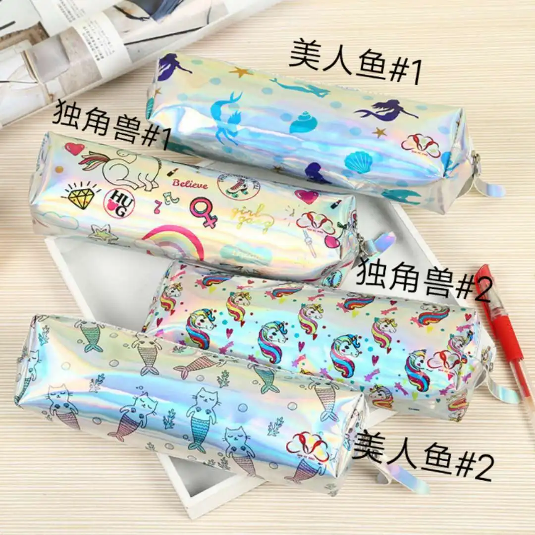 20 шт кавайный чехол для карандаша Единорог mermaidgift Хэлло Китти школьный пенал для карандашей Карандаш сумка, школьные принадлежности канцелярские товары