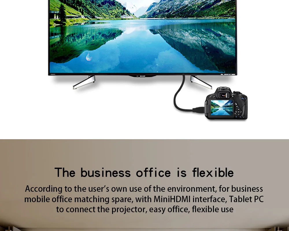 FSU Mini HDMI Мужской к HDMI Женский адаптер кабель конвертер 1080P
