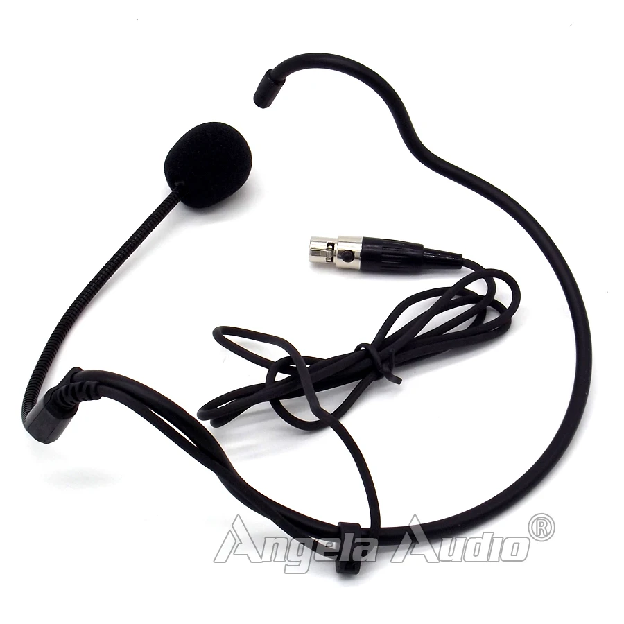 Конденсаторный мини микрофон с разъемом XLR 4 Pin TA4F гарнитура для SHURE UHF