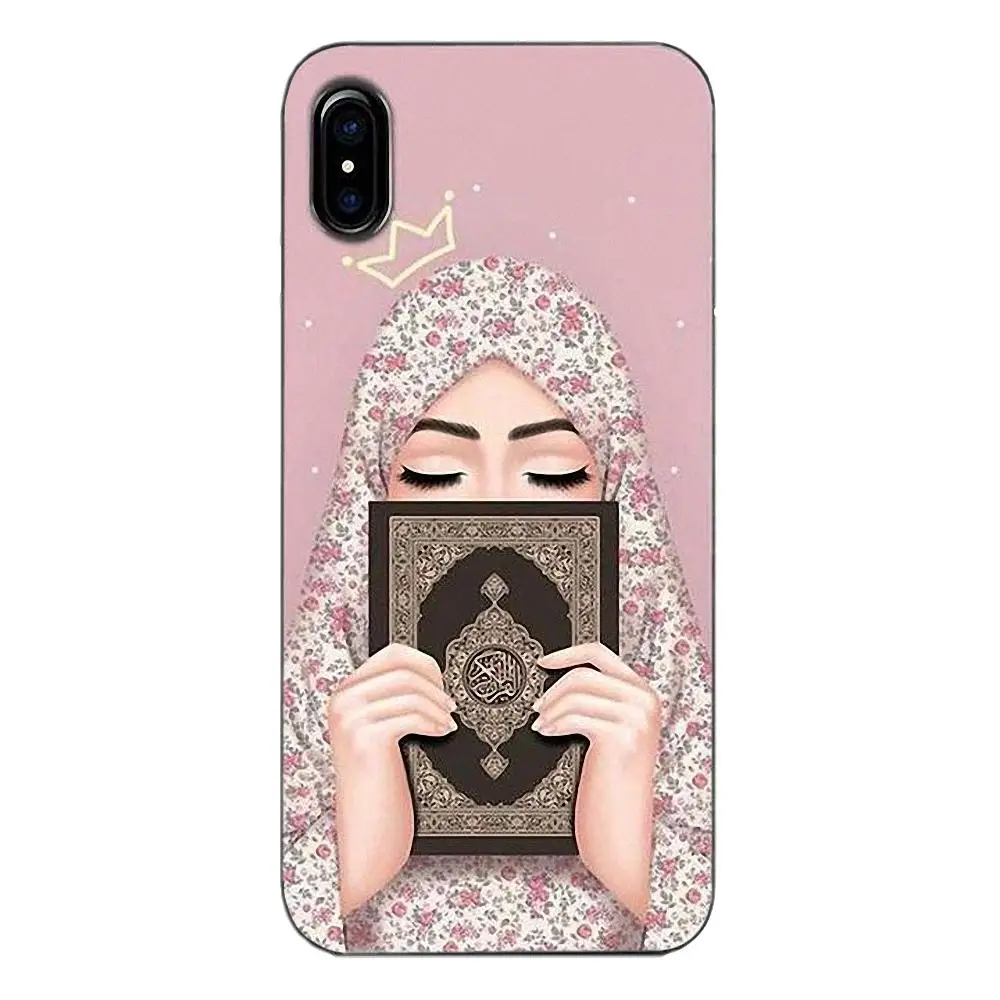Tpwxnx хиджаб красивые мусульманские женщины ТПУ роскошь для Apple iPhone X 4 4S 5 5C 5S SE 6 6S 7 8