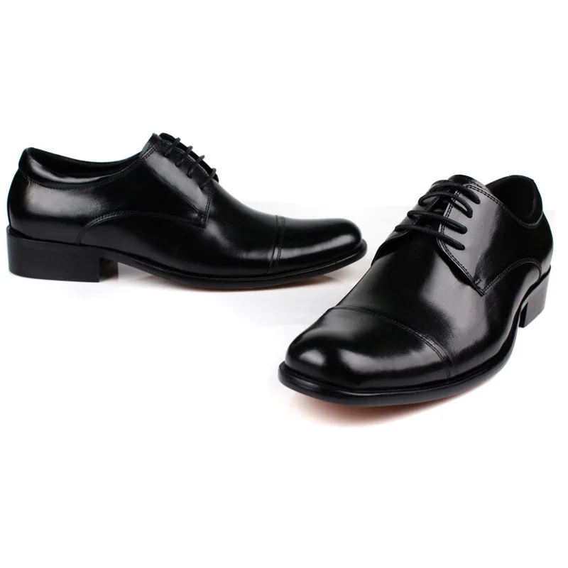 MYCORON Формальные сапоги кожаные Мужские модельные туфли высокого качества с
