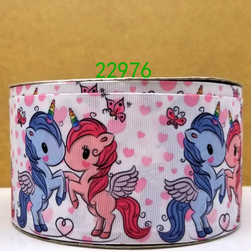 Бесплатная доставка 50 ярдов мультфильм печатных grosgrain ленты 22949 | Дом и сад