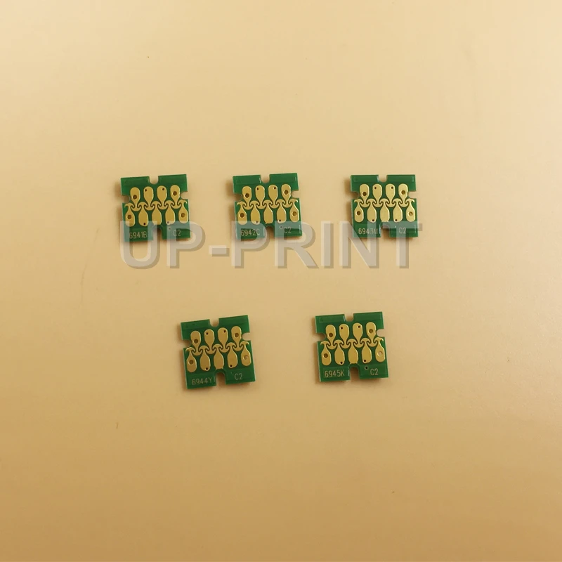 1 комплект/5 шт. T6941-T6945 чип совместимый для Epson SureColor T3000 T3070 T5070 T7070 T3200 T5200 T7200 T3270 T5270