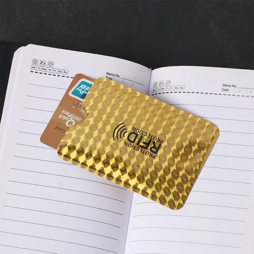 5 шт. Алюминий Фольга анти размагничивания банковской карты RFID Экранирование