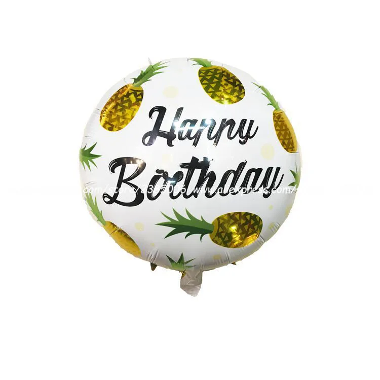 5 шт./Лот Новые Гавайские тропические ананасы фрукты Алюминиевая Пленка