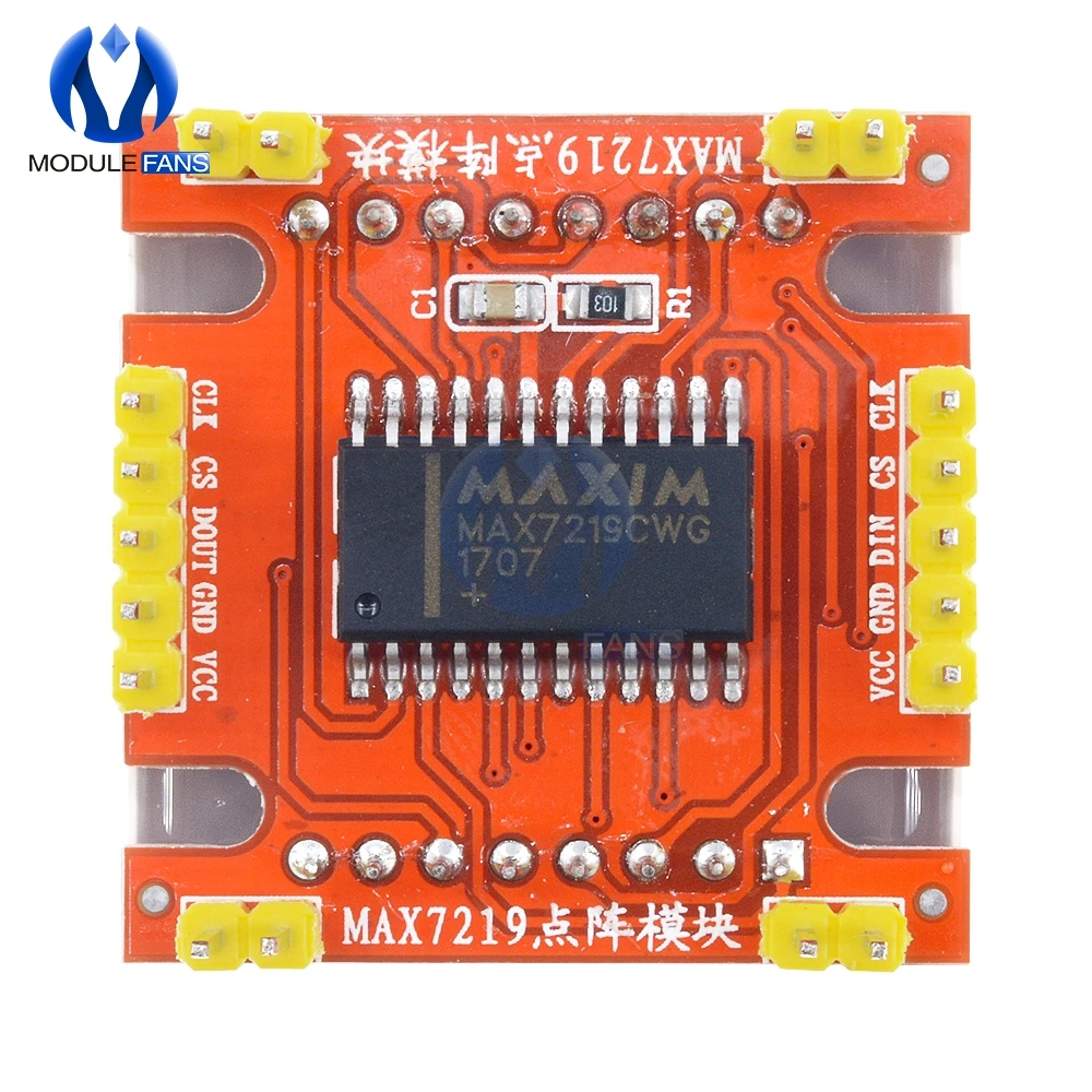 8x8 8*8 красный MAX7219 светодиодная точечная матрица общий катод микроконтроллер