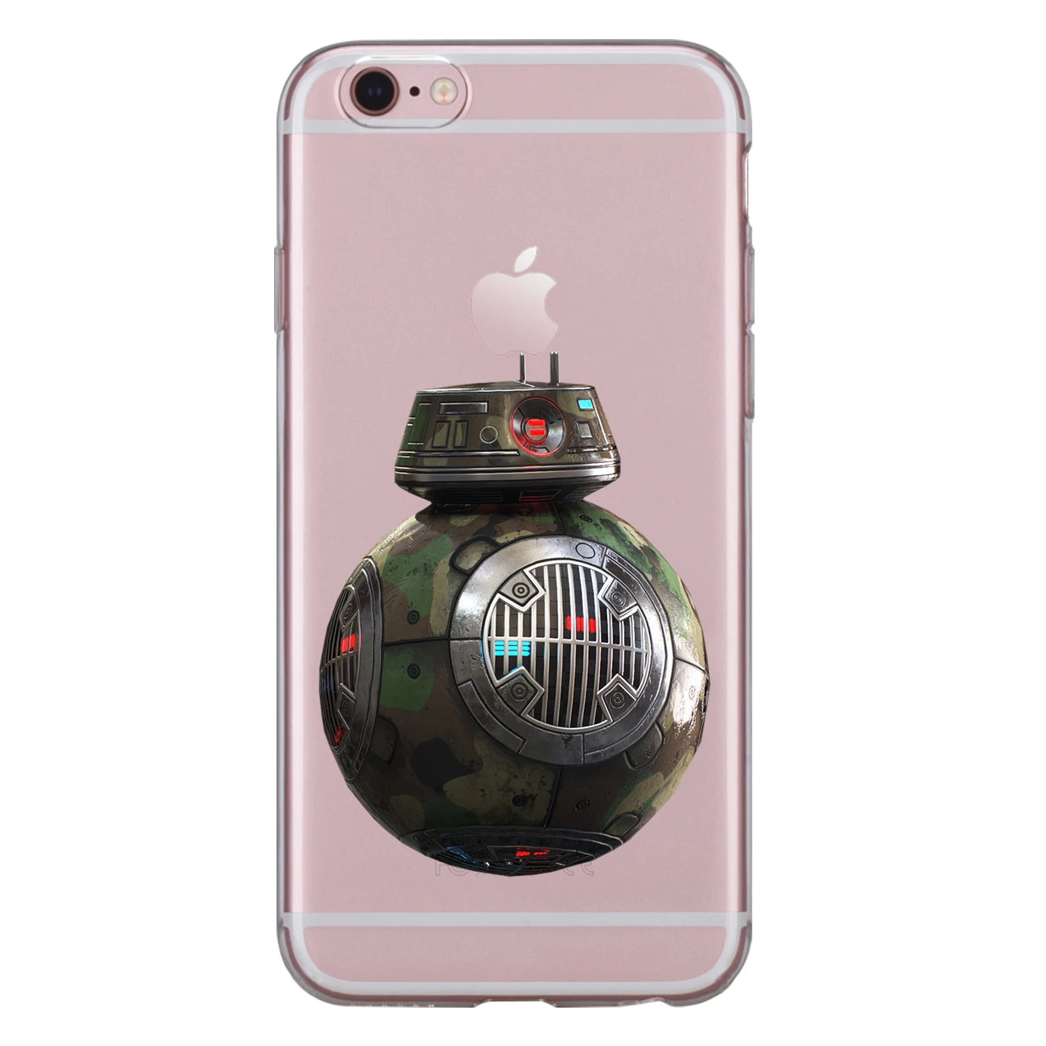 Чехол для iphone XS Max XR X 8 7 6 6S Plus 5 5S SE 5C 4S из мягкого ТПУ силикона милый BB-8 Звездные