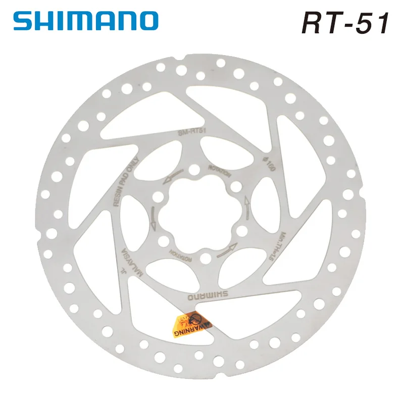 Дисковый тормозной ротор Shimano RT26 51 56 из нержавеющей стали 160 мм 180 6