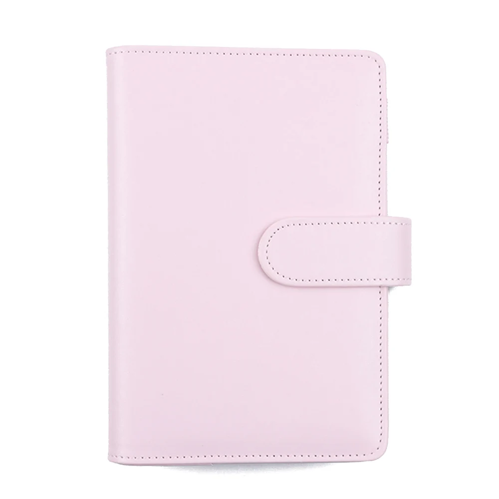 A5 pink A5/A6 кожа вкладыш из искусственной кожи заправка Тетрадь спираль связующего планировщик замена крышки 6 отверстий вкладыш блокнот основа - Цвет: A5 pink