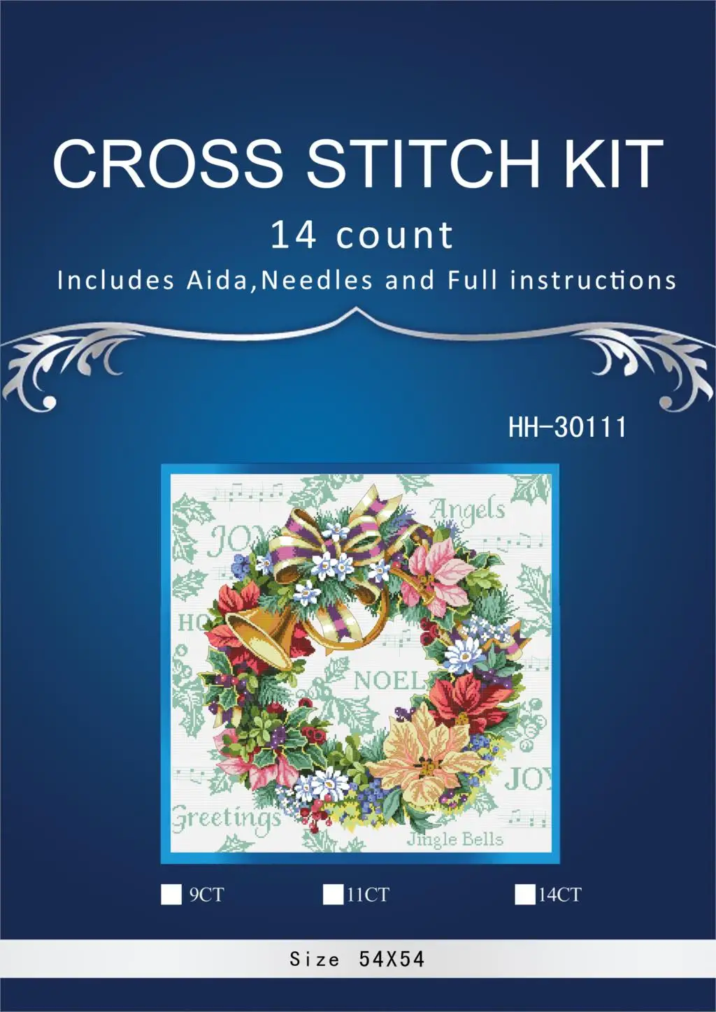 Высококачественный красивый и милый Набор для вышивки крестиком праздничный