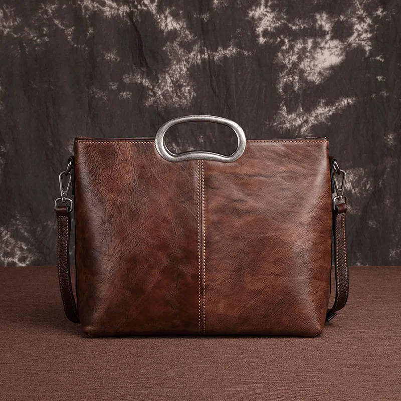 Женская сумка-мессенджер из натуральной кожи винтажная сумка с цветочным узором