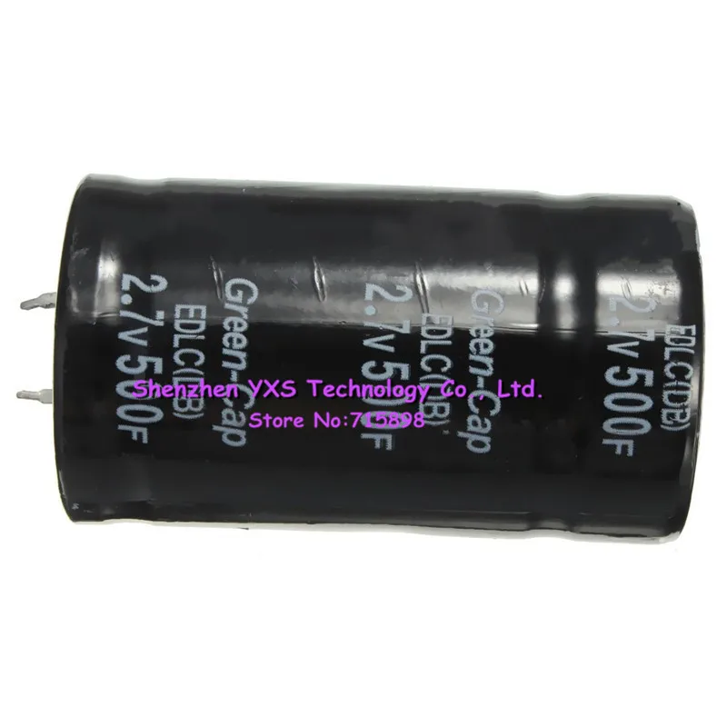 Супер фарах конденсатор 2 7 V 500F 35X60|capacitor 2.7v|capacitor 2.7v 500fcapacitor 500f |