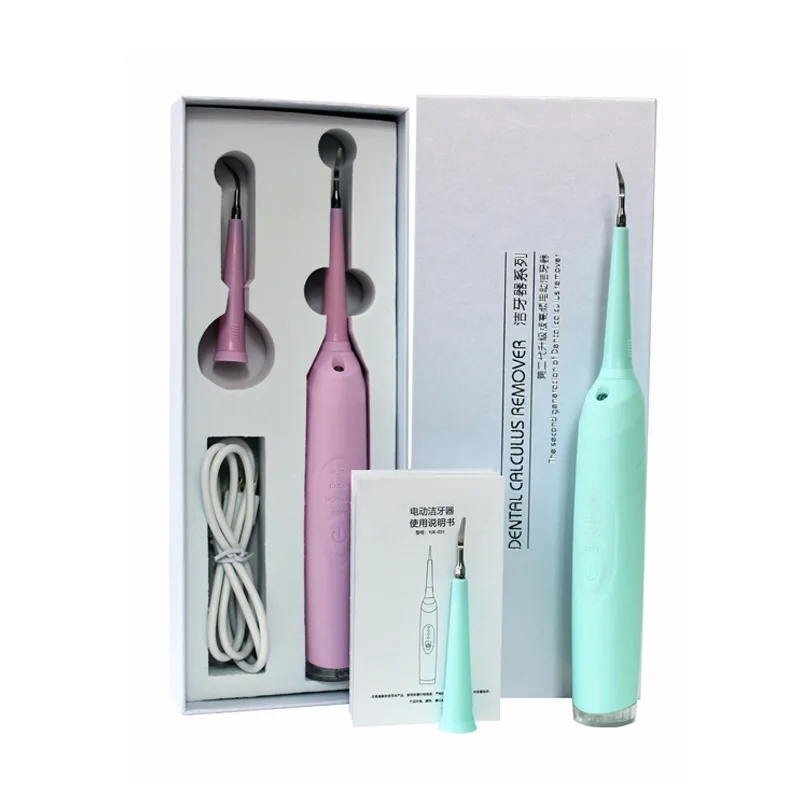

Home Use Teeth Stains Scaling Tool Tooth Stain Remover Tartar Dental Scaler Cleansing Machine USB Charging LED Light