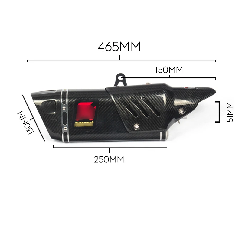 Глушитель выхлопной трубы для мотоцикла R6 R1 CBR500 Z750 выхлопная труба Escape Moto Zx6r Zx10r