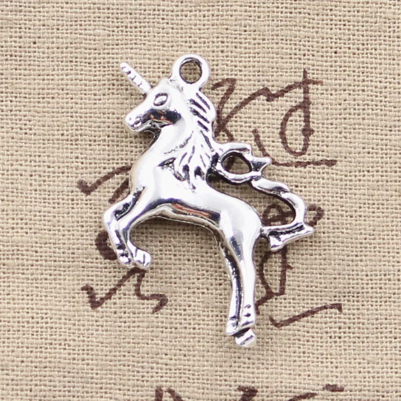4 шт. подвески в виде лошади единорога 39x27 мм|charm horse|horse charmscharms jewelry making |