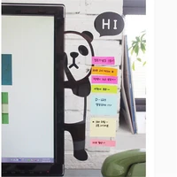 carton cute kawaii animal computer screen message board with scale for memo pad acrylic sticky note board office supplies