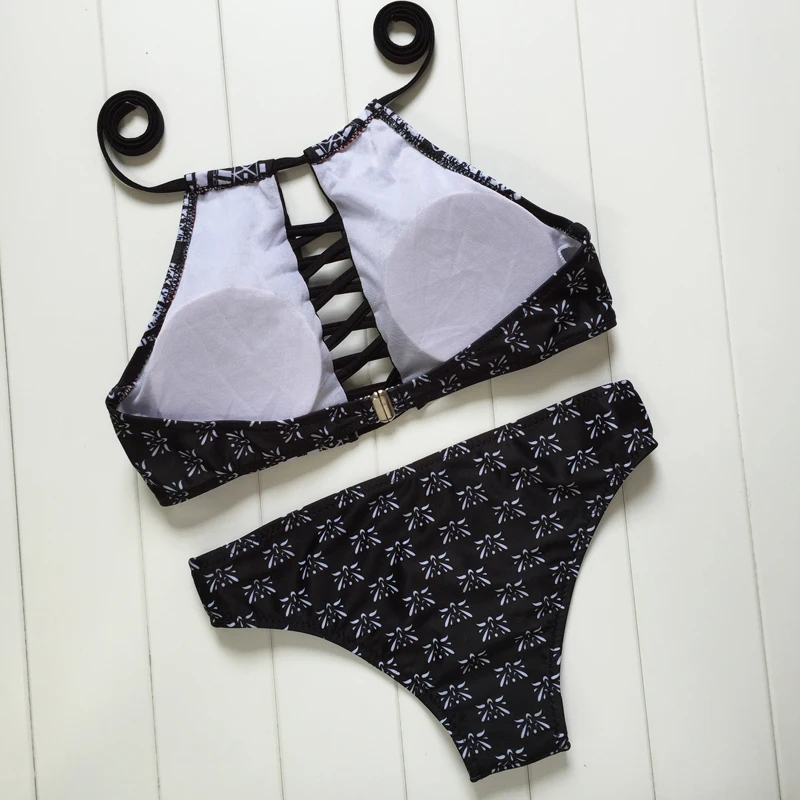Bikinis Set 2016 New Arrival Sexy Strap Vest Style Summer Beach Wear Hot Sale trajes de bano |