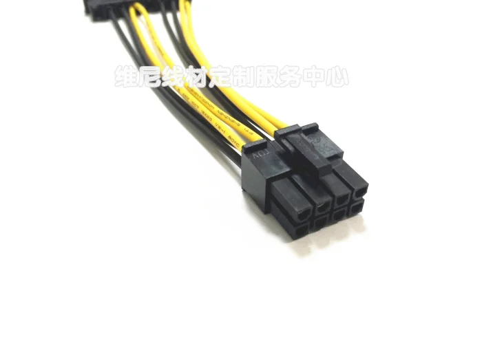 5 шт. 6 &quotдвойной 4 контактный кабель питания Molex к ЦП 8 IDE питания|cable ide|molex toide to pin |