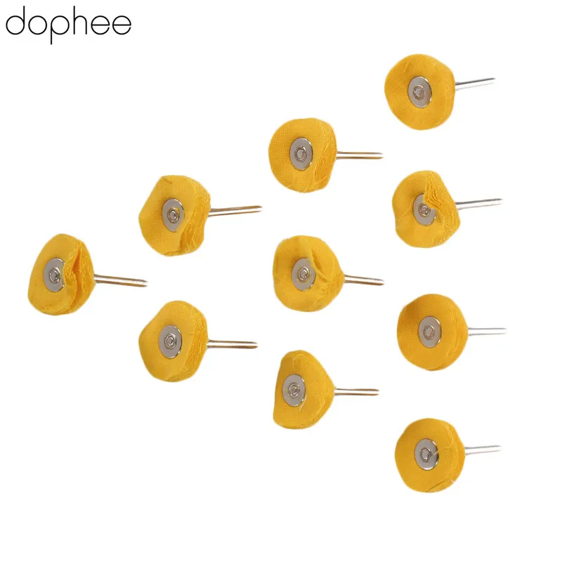 

dophee 20PCS 25x3mm Dremel Accessories Buffing Polishing Pad for Metal Cloth Sanding Deburring Wheel Pad for Rotary Tool