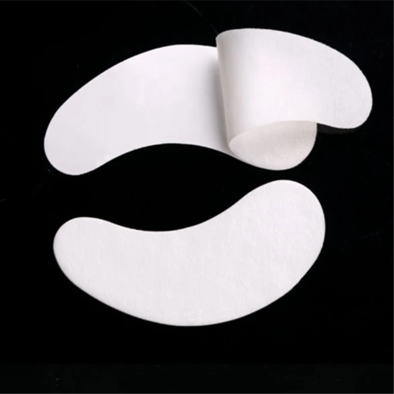

200pairs/pack Eyelash Extension Paper Patches Grafted Eye Stickers Eyelash Under Eye Pads Eye Paper Patches Tips Sticker blue