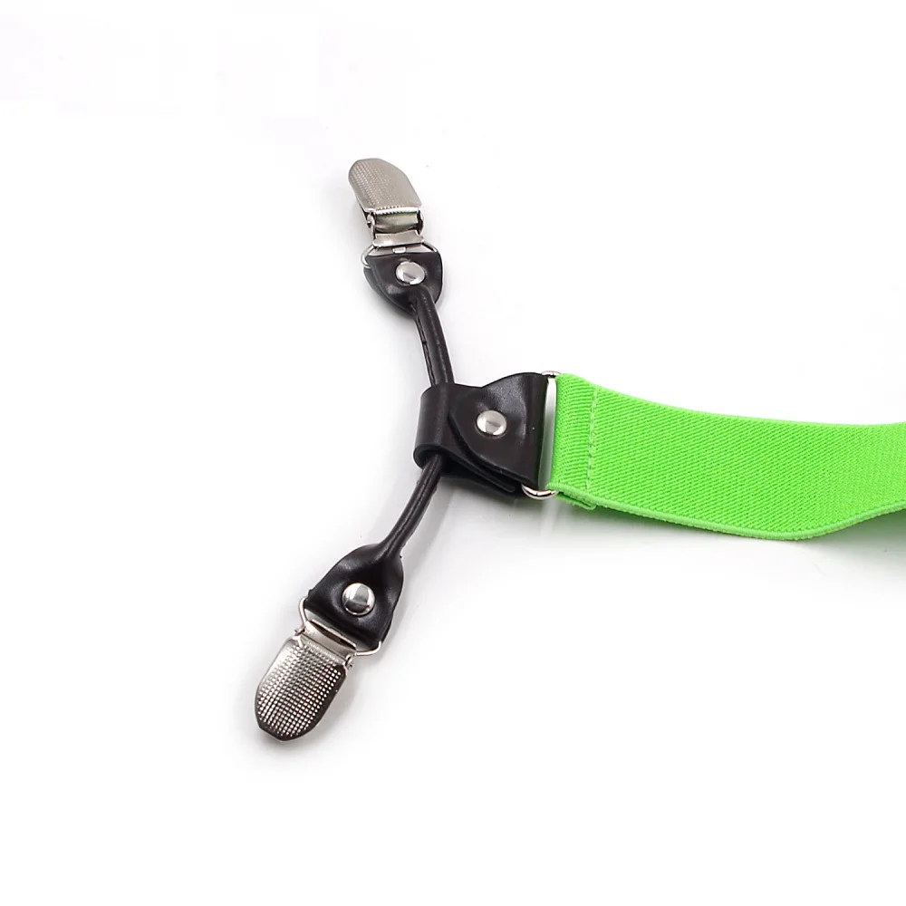Bright Color Fashion Men's suspenders Wedding Groomsmen 4 Clips braces Elastic Y-Back Adjustable Suspenders | Аксессуары для