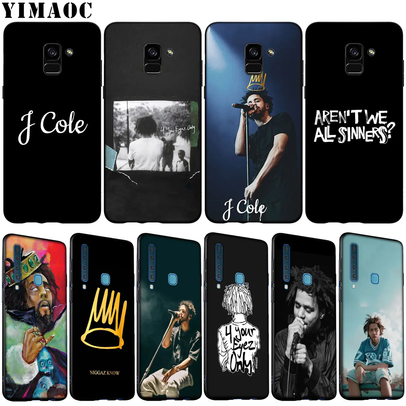 YIMAOC Rap pop j Cole Мягкий силиконовый чехол для телефона Samsung Galaxy A6 A9 A8 A7 2018 A3 A5 2016 2017 Note 9 8