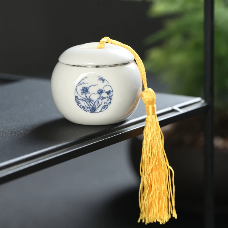 Мини Керамические банки маленькие ПЭТ золы коробки запечатанные в Su фарфоровый