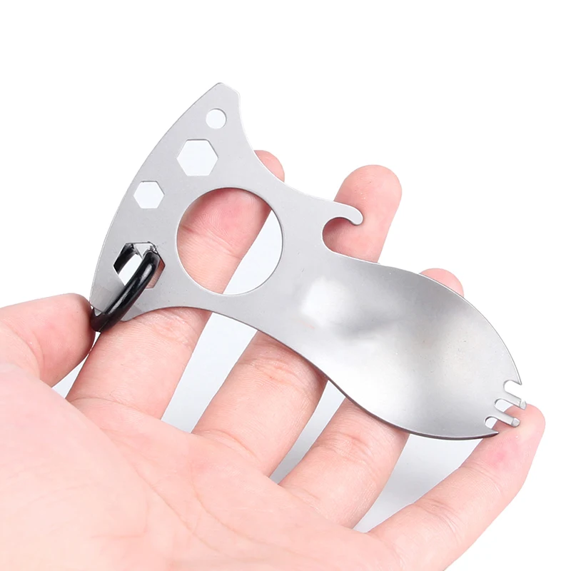 Снаряжение для выживания ложка вилка нож тактический инструмент рыбалки охоты