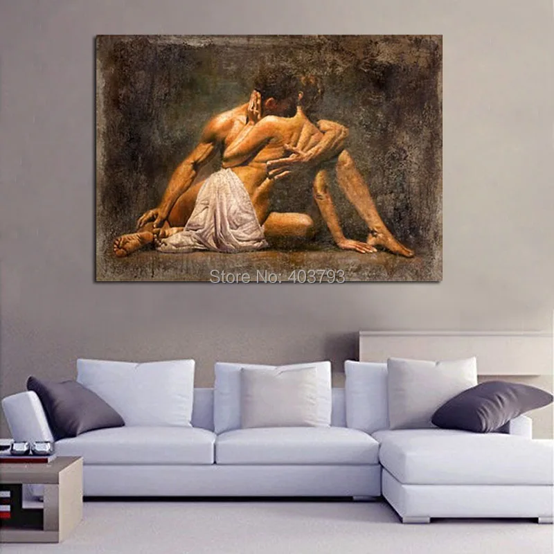 Домашний декор настенная живопись Современная Настенная без рамки ручная