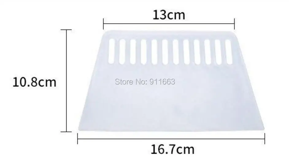 

1pcs Plastic Scraper! Kitchen Cutter!Cake ,Pastry and Butter Scraper! Cake Tools, Plastic Tools Plastic Scraper
