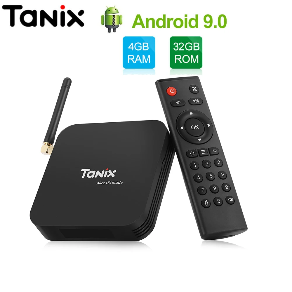 Tanix TX6 ТВ коробка Android 7 0 Allwinner H6 4 Гб Оперативная память 32 GB Встроенная 2 ГГц + 5 8 Wi Fi