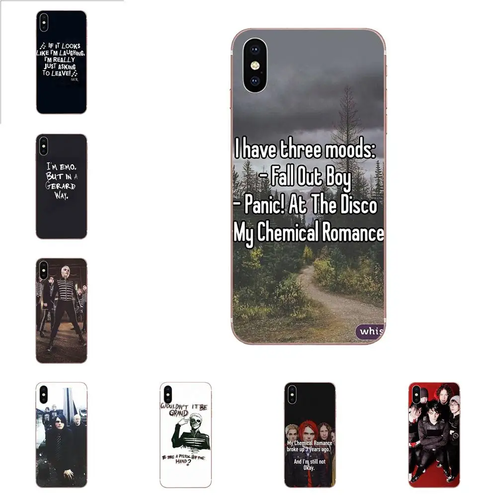 My Chemical Romance Mcr Band обложка с рисунком Красочный Стиль чехол для телефона Apple IPhone X XS