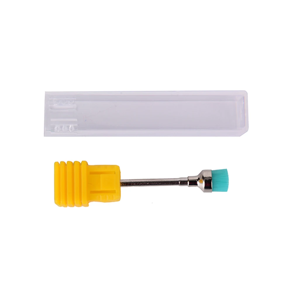 2 шт. Профессиональный маникюр ногтей пыли бит щеточная Очистительная дрели