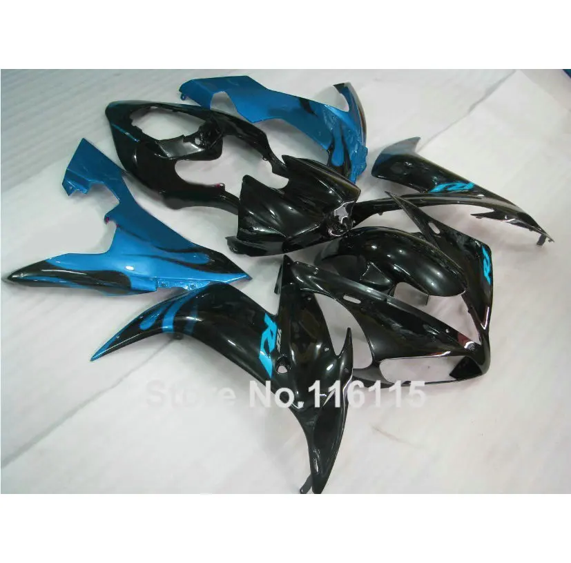 Комплект обтекателей для кузова MOTOMARTS из пластика YAMAHA YZF R1 2004 2005 2006 синий черный