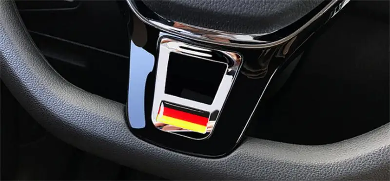 Автомобильный Стайлинг, чехлы на руль, наклейки, аксессуары для Volkswagen GOLF 7 GTi MK7 POLO Passat B7 B8 MK6 Jetta