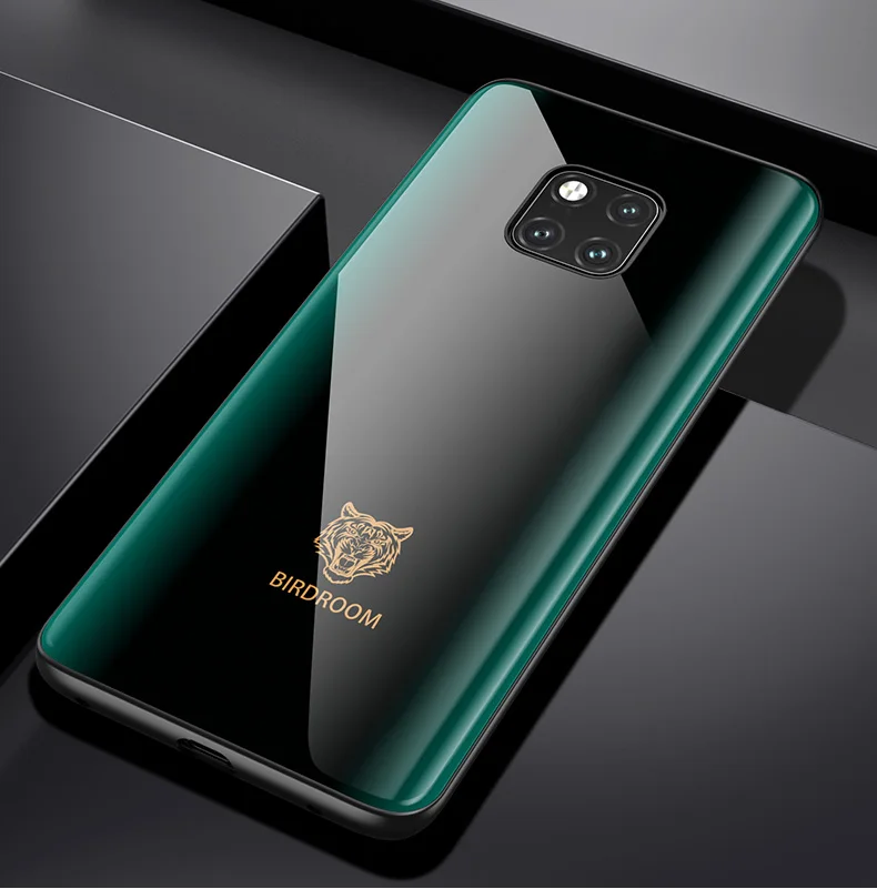 Vpower изогнутый стеклянный чехол для huawei mate 20 Pro чехол mate 20 задняя крышка противоударный силиконовый мягкий край для huawei mate 20 чехол s