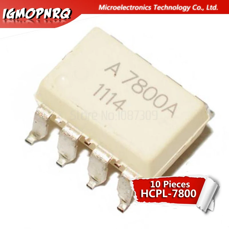 Фотоэлектрическая муфта A7800A 7800A HCPL7800A 10 шт. усилители A7800 DIP 8 4 5 В дБ новинка