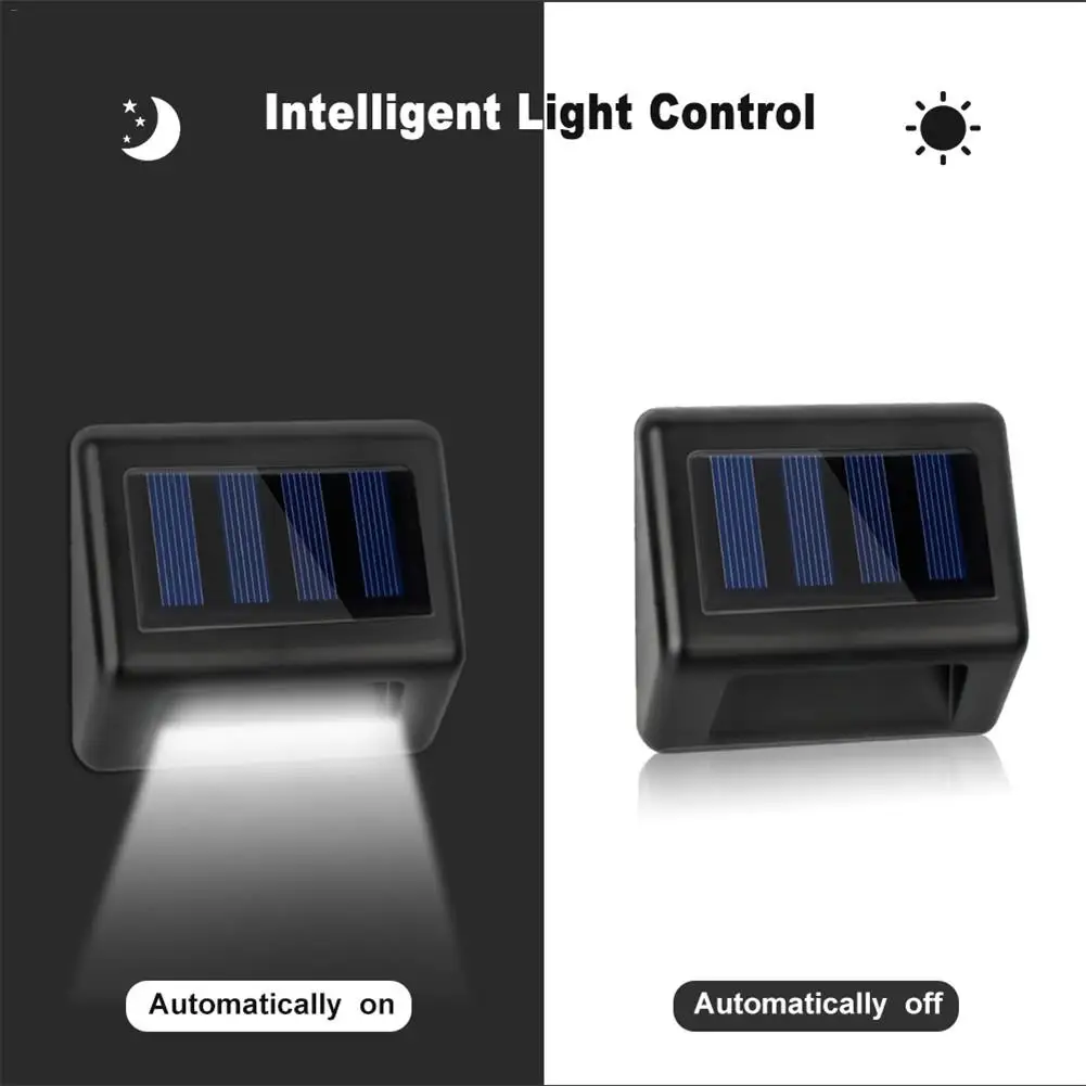 2 шт./лот 3 LED Солнечный Свет Лестницы водонепроницаемый из нержавеющей стали путь