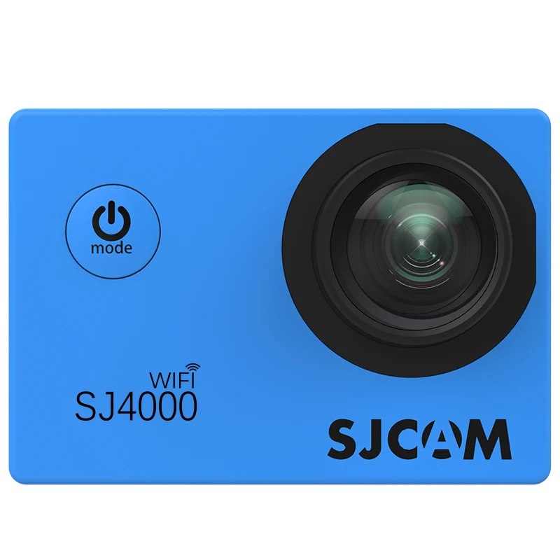 Синий Оригинальная Экшн-камера SJCAM SJ4000 с Wi-Fi, 2,0 дюймов, Спортивная DV с ЖК-экраном, 1080 P, HD, для дайвинга, 30 м, водонепроницаемая, мини, Автомобильный регистратор DVR - Цвет: Синий
