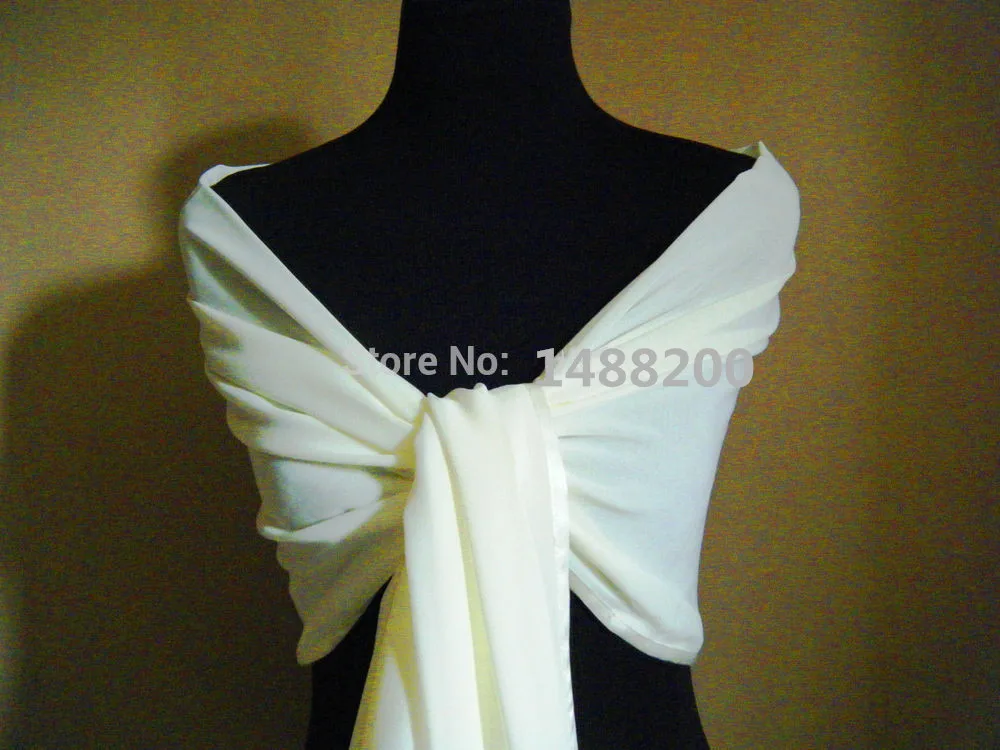 Новинка 2018 длинная шифоновая шаль длиной 2 м атласная накидка на