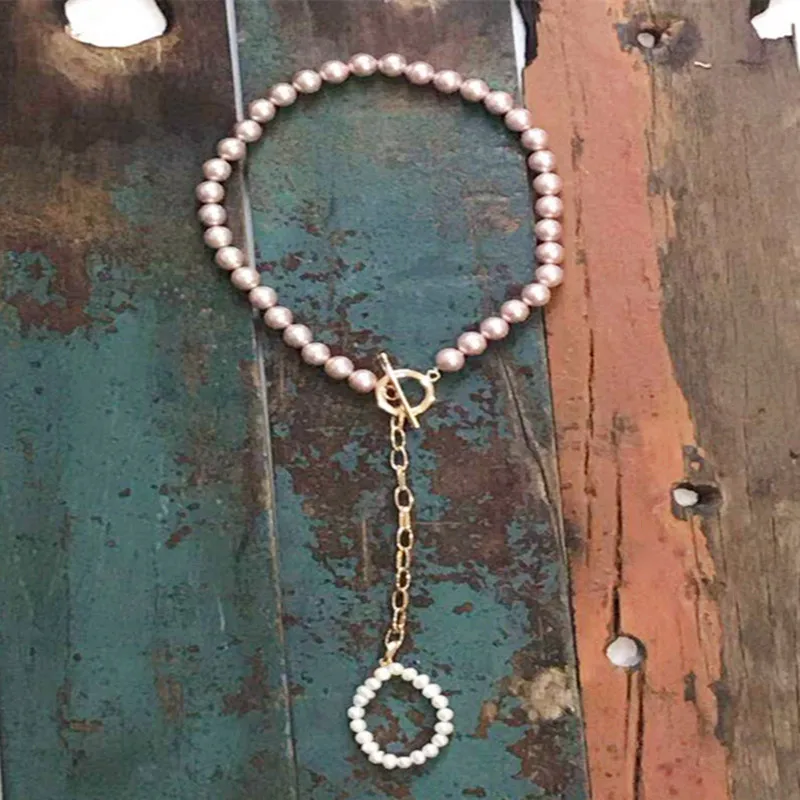 3 Колье Boho lariat en perles bleues et pendentif corail красная Коралловая подвеска ожерелья слоистые женские массивные Чокеры ожерелья - Окраска металла: 3
