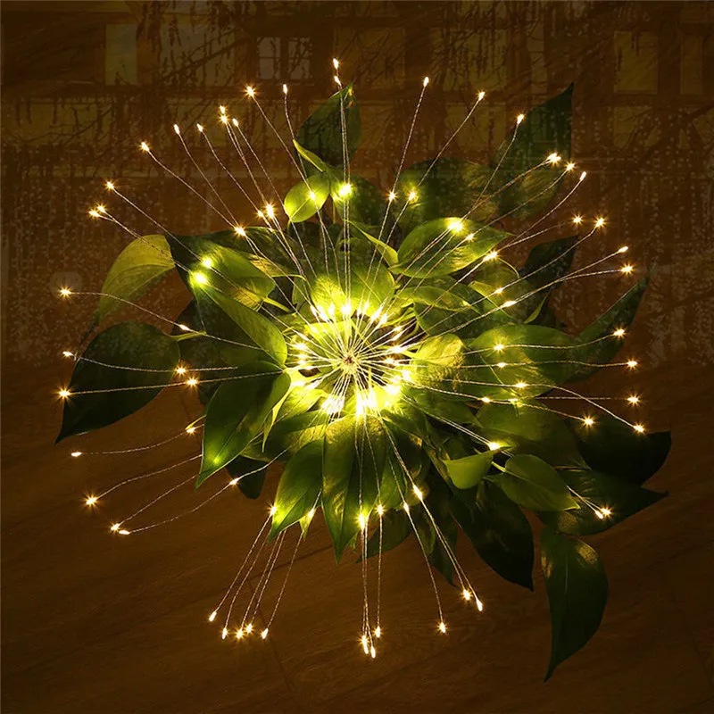 

2pcs/lot 120leds 20cm DIY Fireworks Light USB Led String Lights Wedding Christmas Wedding Decoration 0.2m Fairy Lights 5V