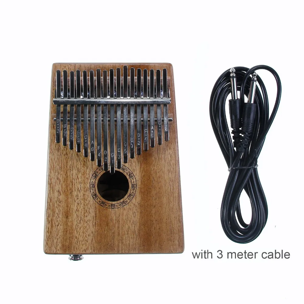 17 клавиш электрическое пианино Kalimba большой палец Mbira клавиатура из массива