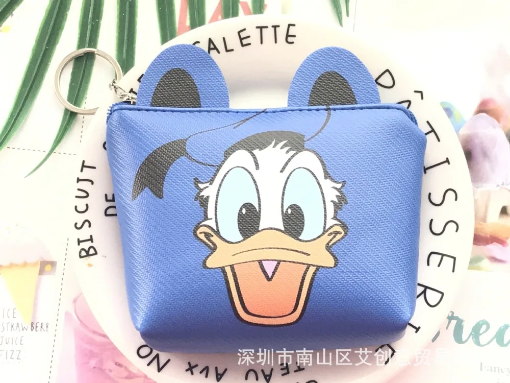 Disney с рисунком героев из мультфильмов сумка для хранения ключей монета кошелек