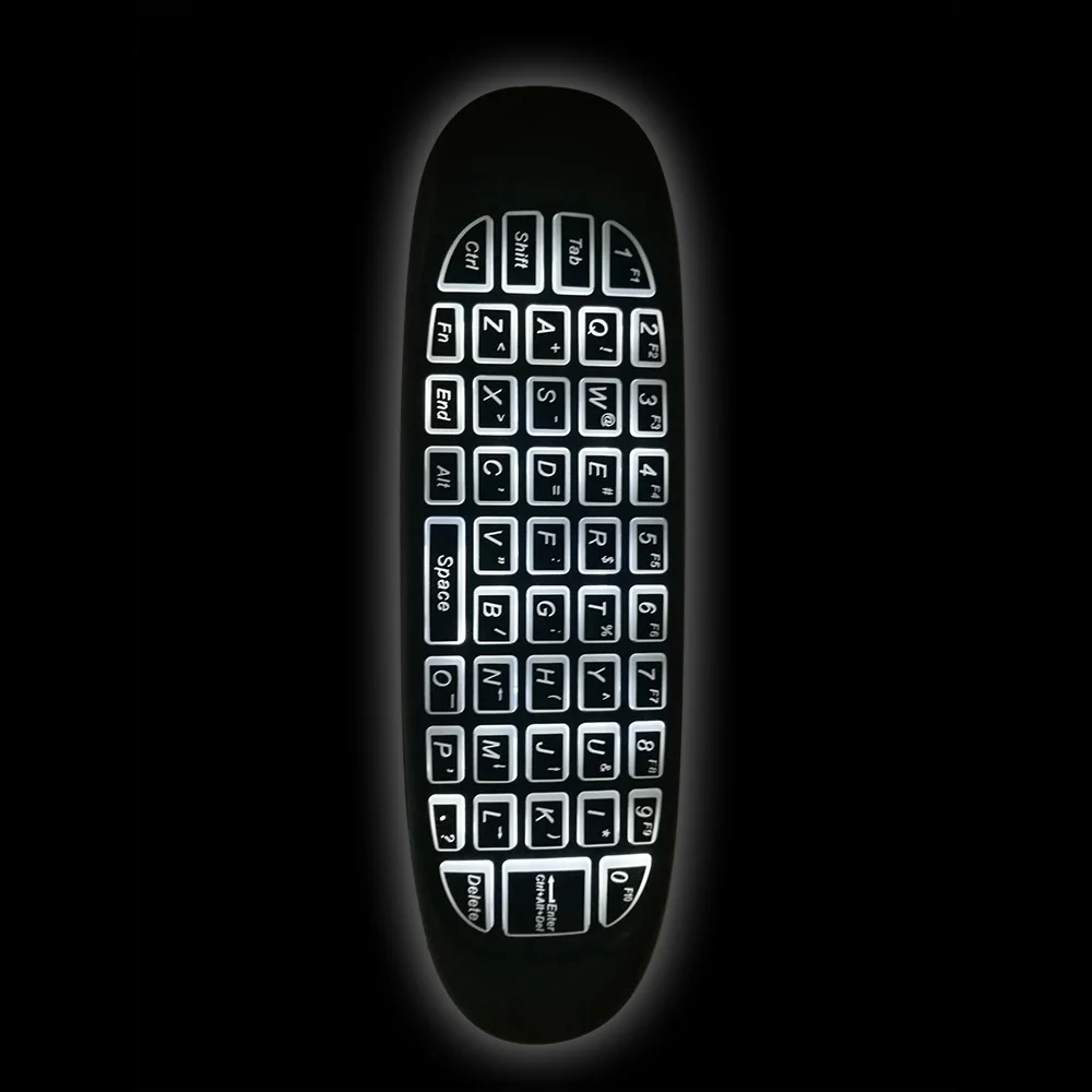 Оригинальная мини клавиатура C120 Air mouse с гироскопом и пультом дистанционного