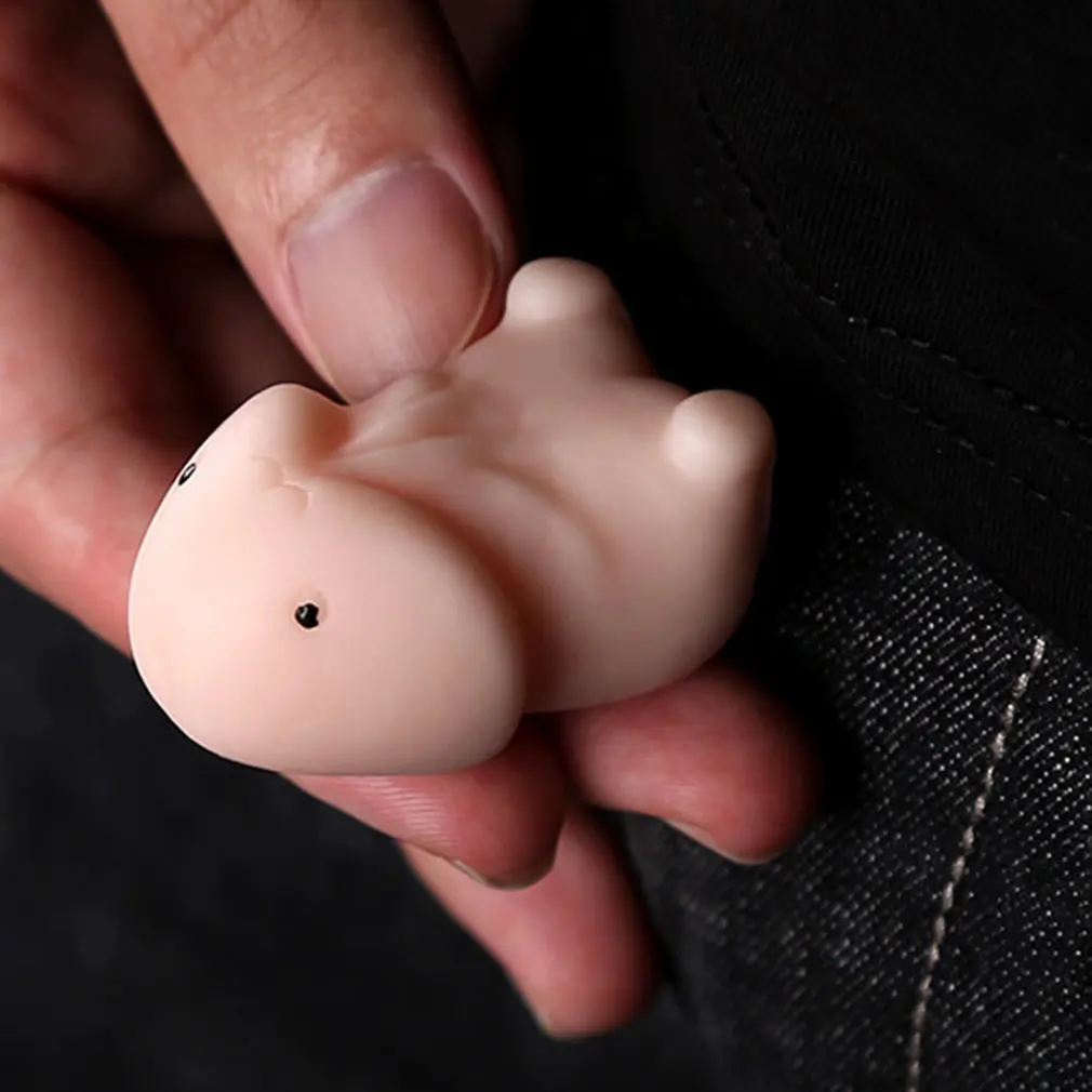 Забавная игрушка в форме пениса с медленным восстановлением из полиуретана для